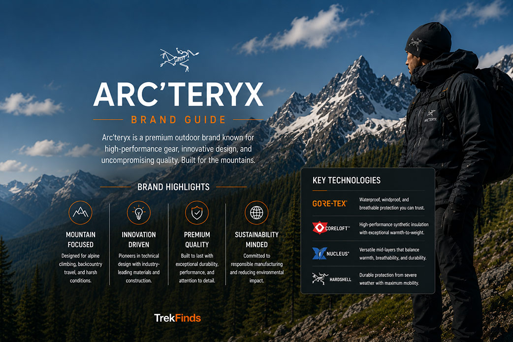Arc'teryx Brand Guide: Premium Outdoor Gear for Hiking, Climbing, and Mountain Adventures